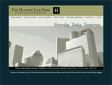 Tablet Screenshot of hudgins-law.com